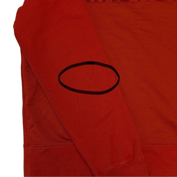 Nike F.C. AW77 1994 Long-Sleeve Crew Mens Sweatshirt. Burnt Orange Size S #1440 - Picture 10 of 10